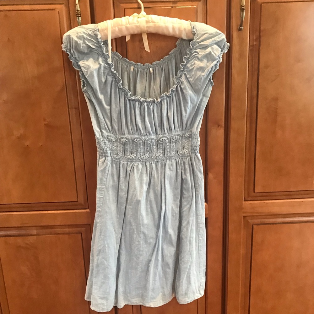 Blue Cotton Dress